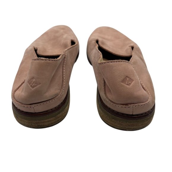 Sperry Womens Tan Leather Slip-On Loafers Size 8 Casual Shoes Comfortable - Picture 2 of 7